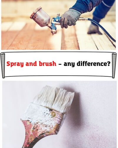 Spray and brush – any difference?