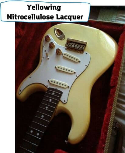 Yellowing Nitrocellulose Lacquer